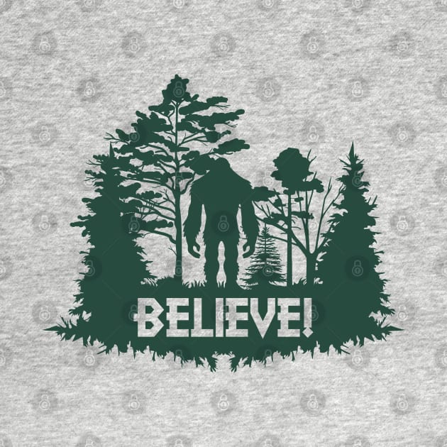 I Believe in BIGFOOT by justSVGs